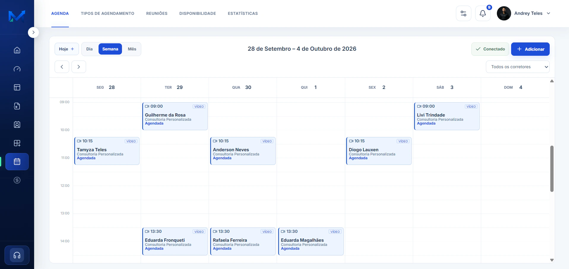 Agenda real do MacImob
